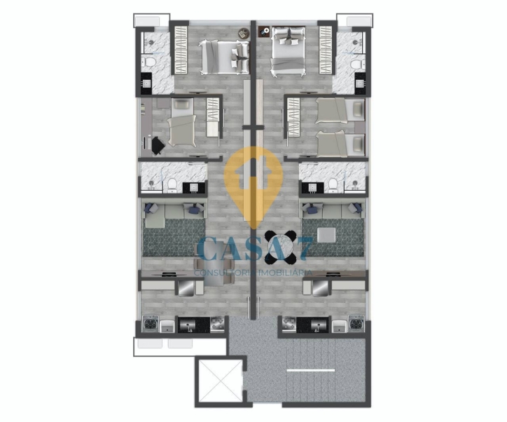 Apartamento à venda com 2 quartos, 60m² - Foto 6