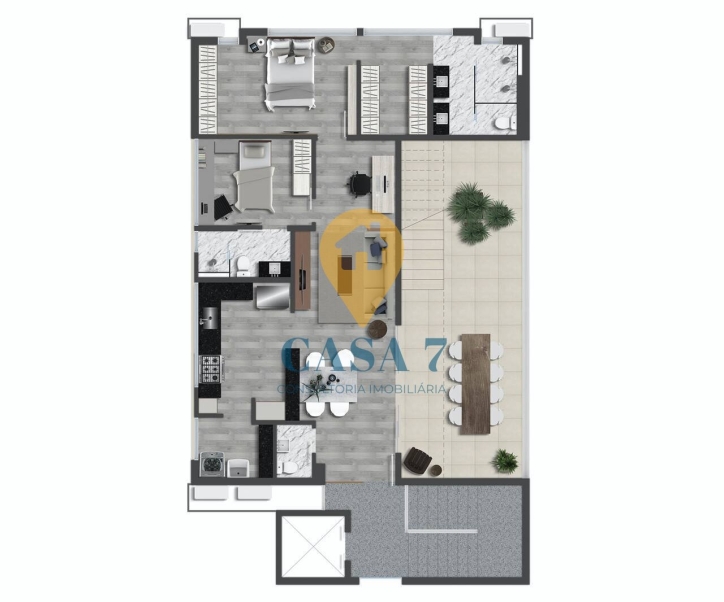 Apartamento à venda com 2 quartos, 60m² - Foto 8