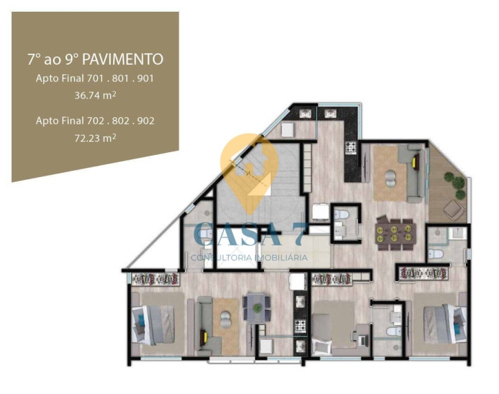 Apartamento à venda com 3 quartos, 8646m² - Foto 8