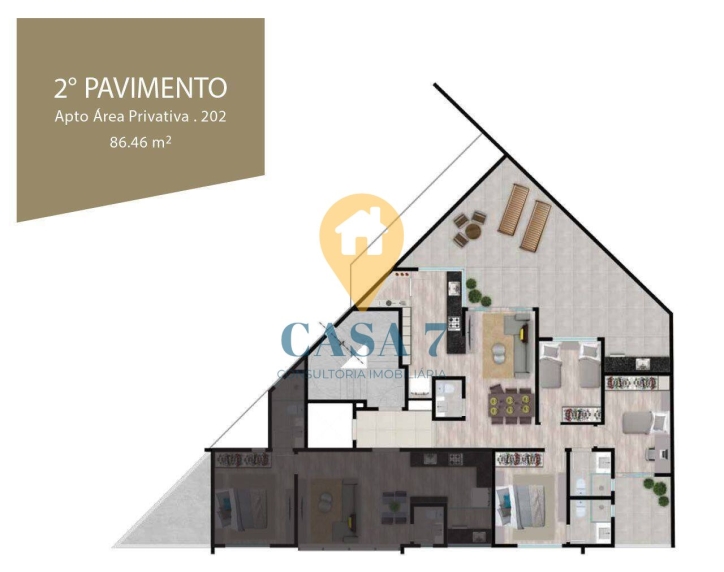 Apartamento à venda com 3 quartos, 8646m² - Foto 10