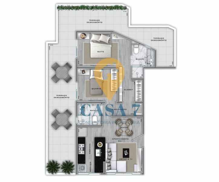 Apartamento à venda com 3 quartos, 109m² - Foto 17