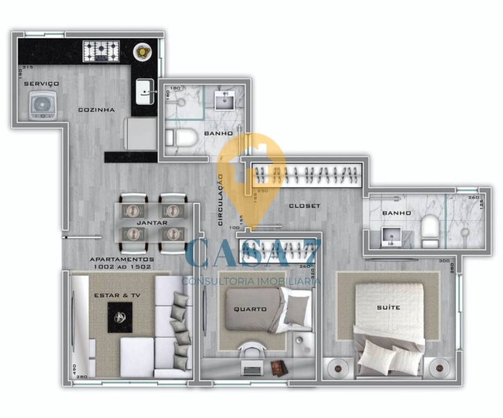 Apartamento à venda com 3 quartos, 109m² - Foto 23