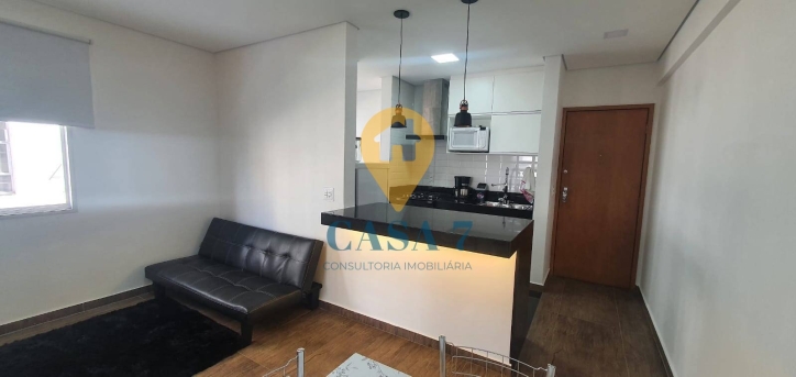 Apartamento à venda com 1 quarto, 37m² - Foto 1