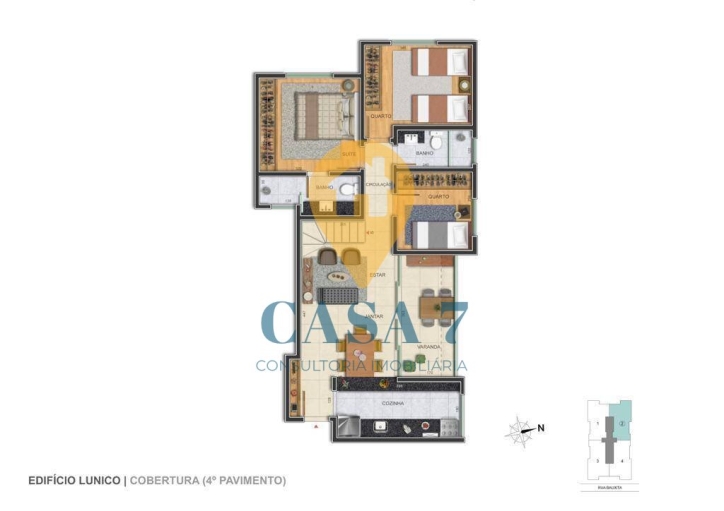 Apartamento à venda com 3 quartos, 74m² - Foto 11