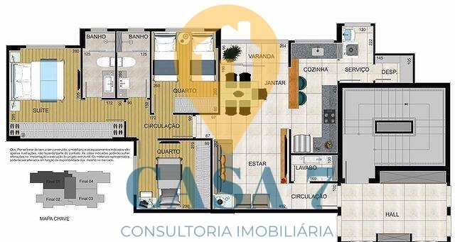 Apartamento à venda com 3 quartos, 85m² - Foto 7