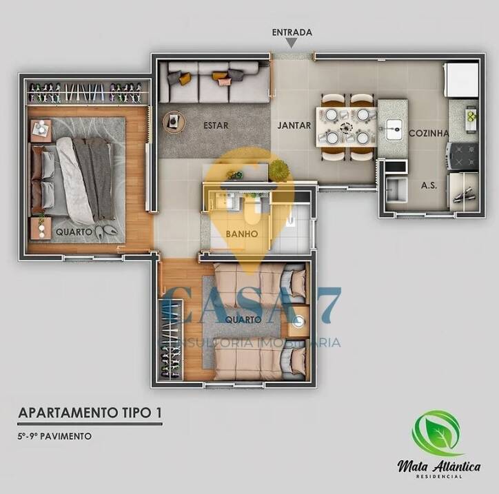 Apartamento à venda com 2 quartos, 80m² - Foto 7