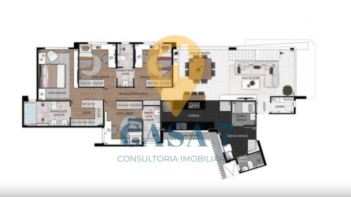 Apartamento à venda com 4 quartos, 145m² - Foto 21