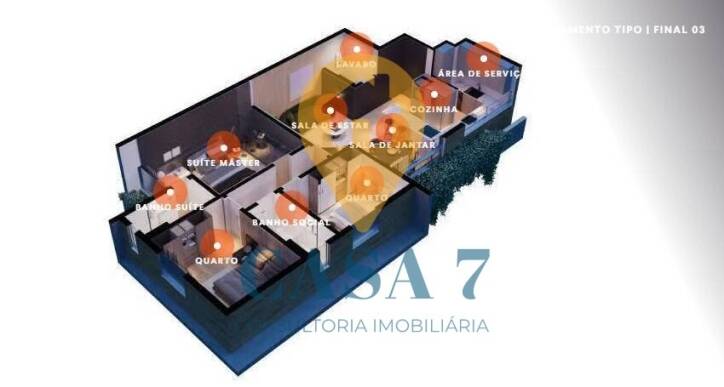 Apartamento à venda com 2 quartos, 63m² - Foto 7