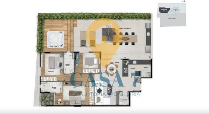 Apartamento à venda com 2 quartos, 63m² - Foto 13