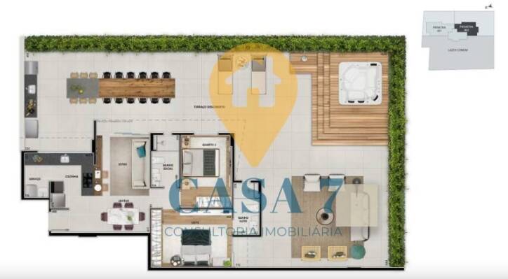 Apartamento à venda com 2 quartos, 63m² - Foto 19