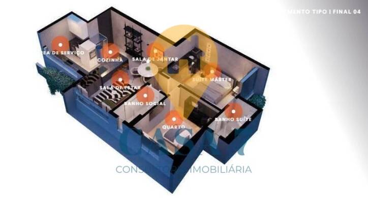 Apartamento à venda com 3 quartos, 84m² - Foto 6