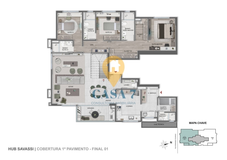 Apartamento à venda com 4 quartos, 157m² - Foto 9