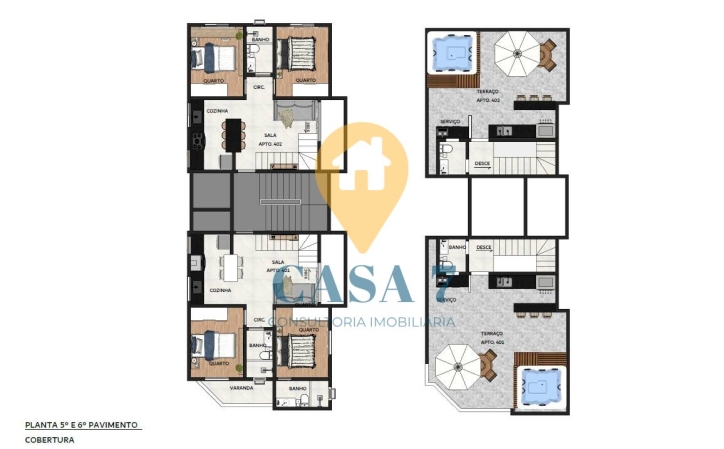 Apartamento à venda com 2 quartos, 43m² - Foto 9