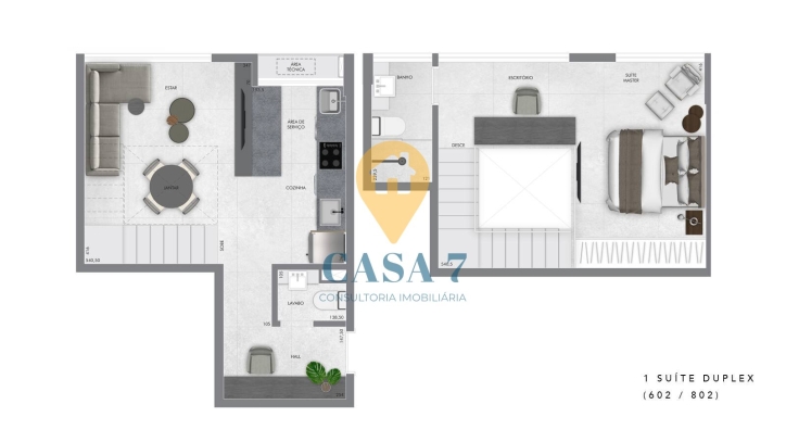 Apartamento à venda com 2 quartos, 78m² - Foto 7